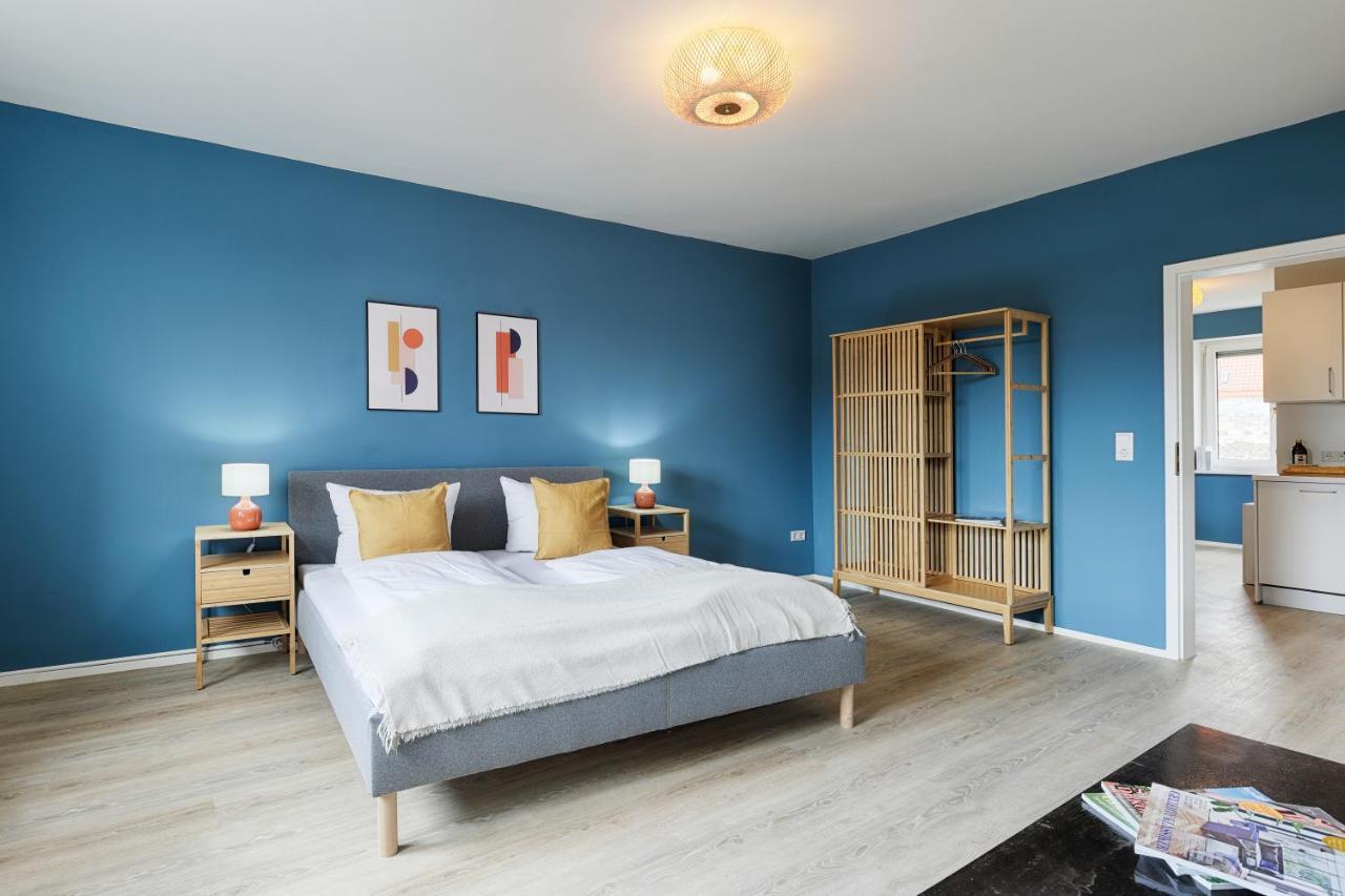 Homie Stay Badgasse - Fewos Am Main Mit Dachterrasse & Fahrradgarage Ochsenfurt Buitenkant foto