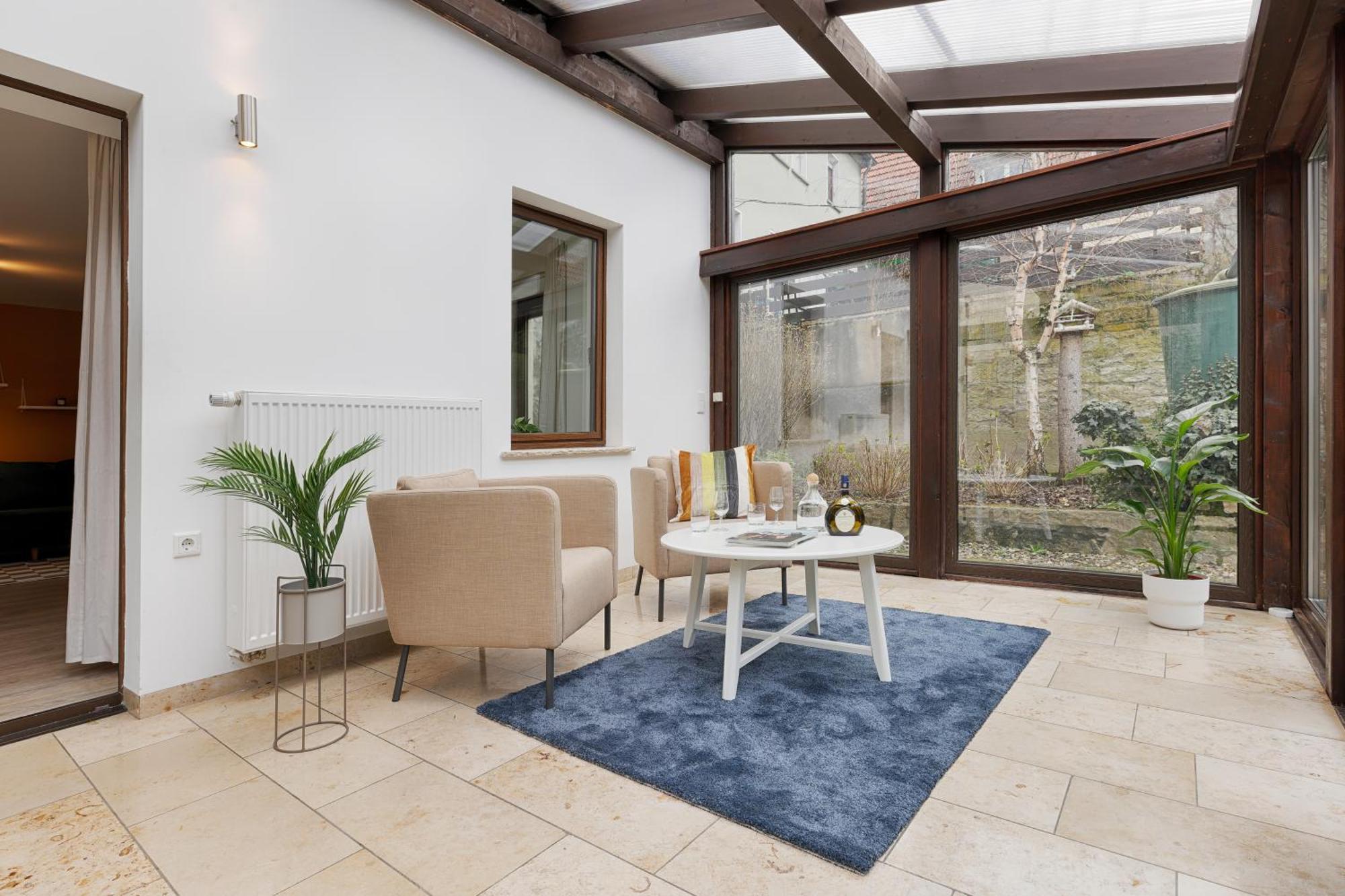 Homie Stay Badgasse - Fewos Am Main Mit Dachterrasse & Fahrradgarage Ochsenfurt Buitenkant foto